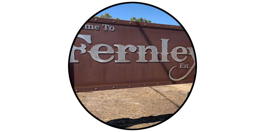 This image shows a sign of Fernley Nevada.